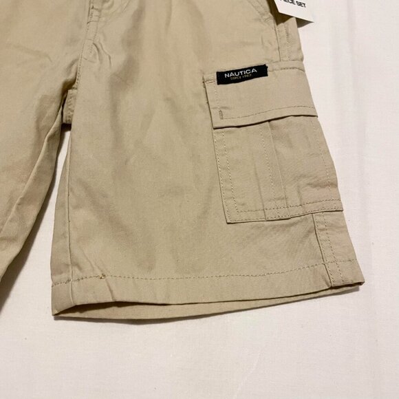Nautica Shorts Toddler 4T Cargo Shorts Khaki - Picture 4 of 15